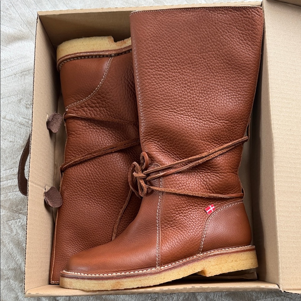 Duckfeet Silkeborg Nut Leather Winter Boots
